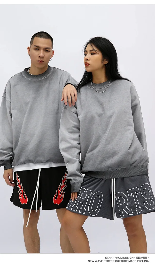 RFSD Men's Heavyweight Faded Crewneck Sweatshirt (2025 AW) Detail