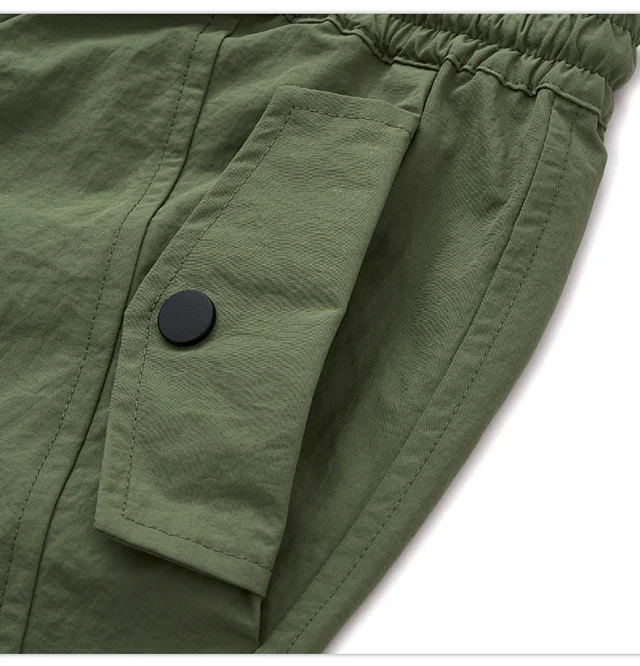 RFSD Men's | 2025 Spring-Summer Pleated Pocket Cargo Shorts Detail