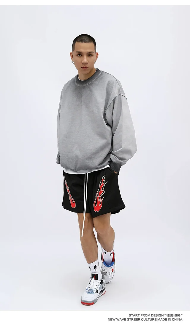RFSD Men's Heavyweight Faded Crewneck Sweatshirt (2025 AW) Detail