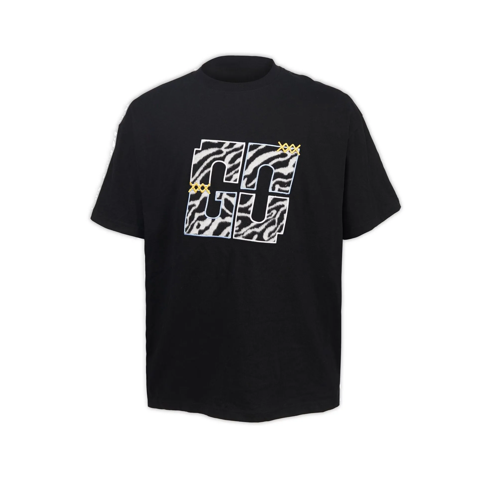 RFSD Men's Leopard Patchwork T-shirt