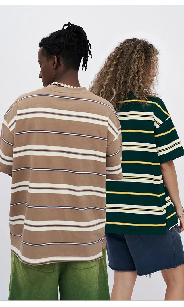 RFSD Menswear | Cityboy Retro Contrast Striped T-shirt Detail