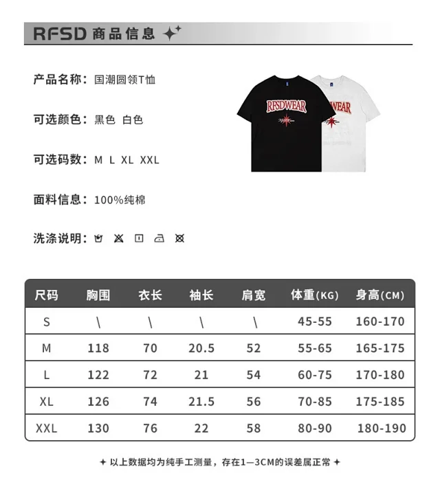 RFSD Men's T-shirt 2025 Spring/Summer Detail