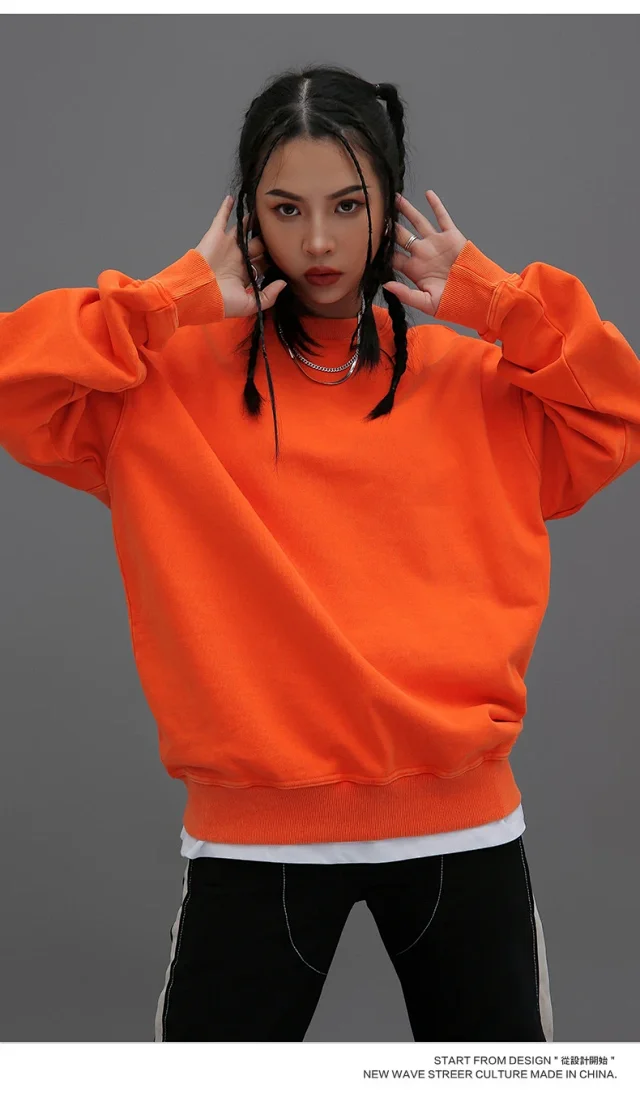 RFSD Men's 2025 FW Heavyweight 420g Crewneck Wax-Dyed Washed B-Style Sweatshirt Detail