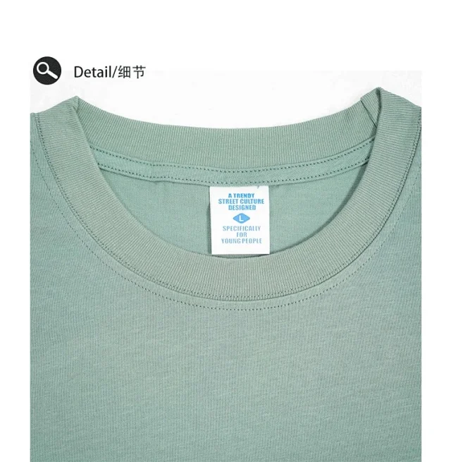 RFSD Men's | American Rose Print T-shirt 2025 Spring/Summer New Loose Streetwear Round Neck Short Sleeve Top Detail