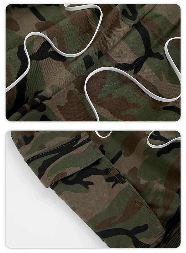 RFSD Men's Summer New American Hip - Hop Camo Shorts Detail