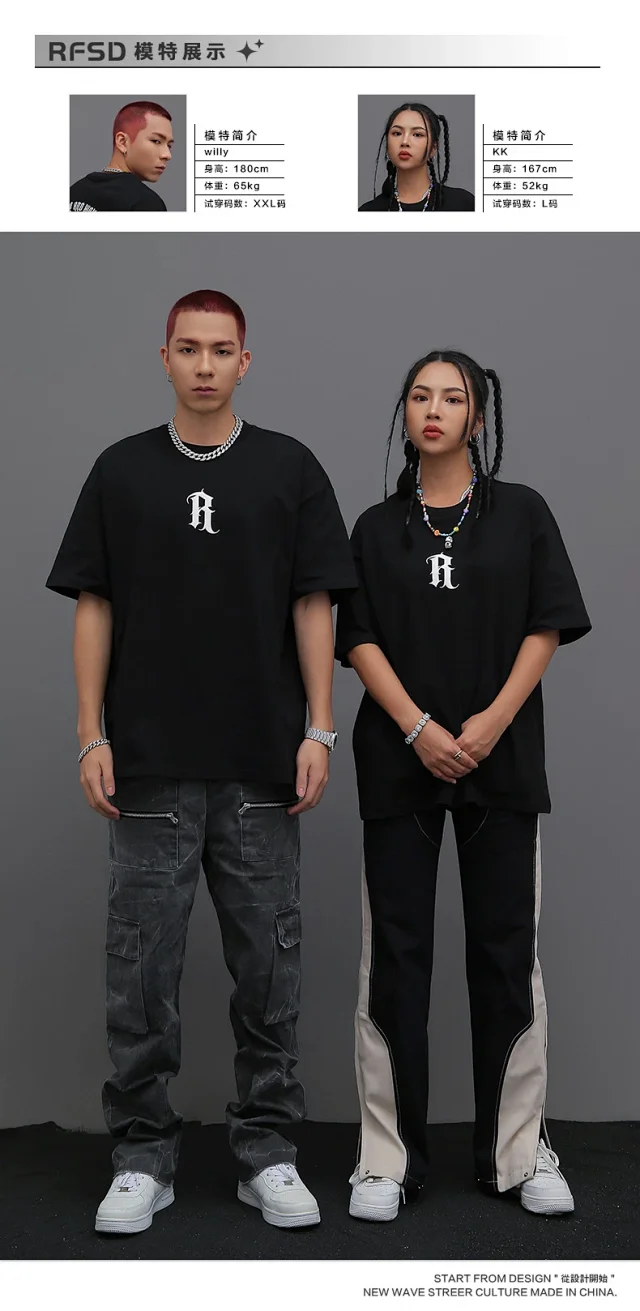 RFSD 2025SS Men's Oversize T-shirt Detail