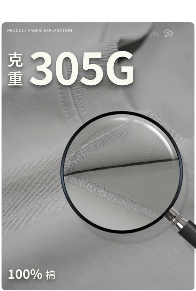 RFSD Men's 2025 SS 305G Heavyweight T-shirt Detail