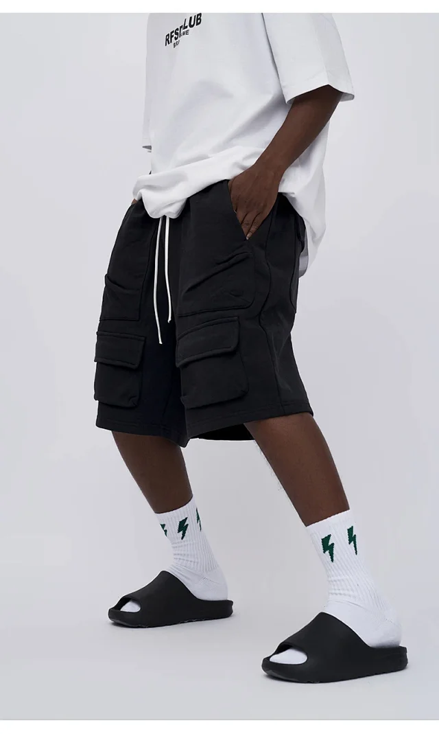 RFSD Men's 2025 Summer Multi-pocket Cargo Shorts Detail