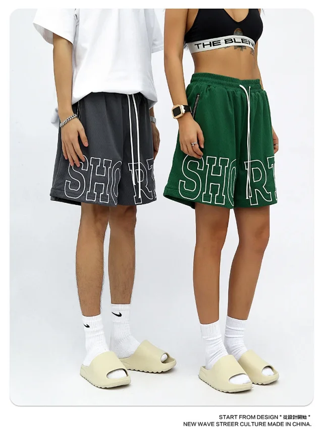 RFSD Men's | 2025 Summer New American Hip - Hop Drawstring Basketball Shorts Detail
