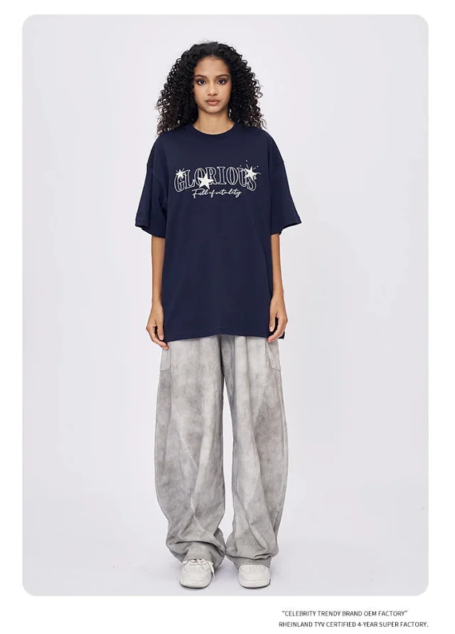 RFSD Men's 2025 Summer Stars Patchwork Tee Detail