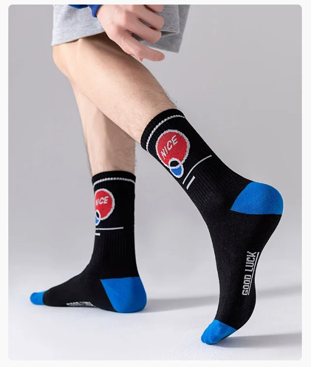 Men's Summer Cotton Mid-Calf Socks（10 pairs） Detail