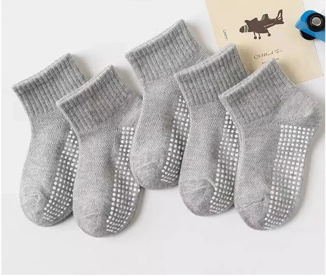Kids' Solid White Ankle Socks（10 pairs） Detail
