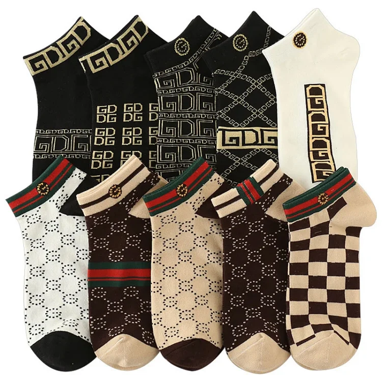 Men's Thin Anti-slip Boat Socks(5 Pairs)