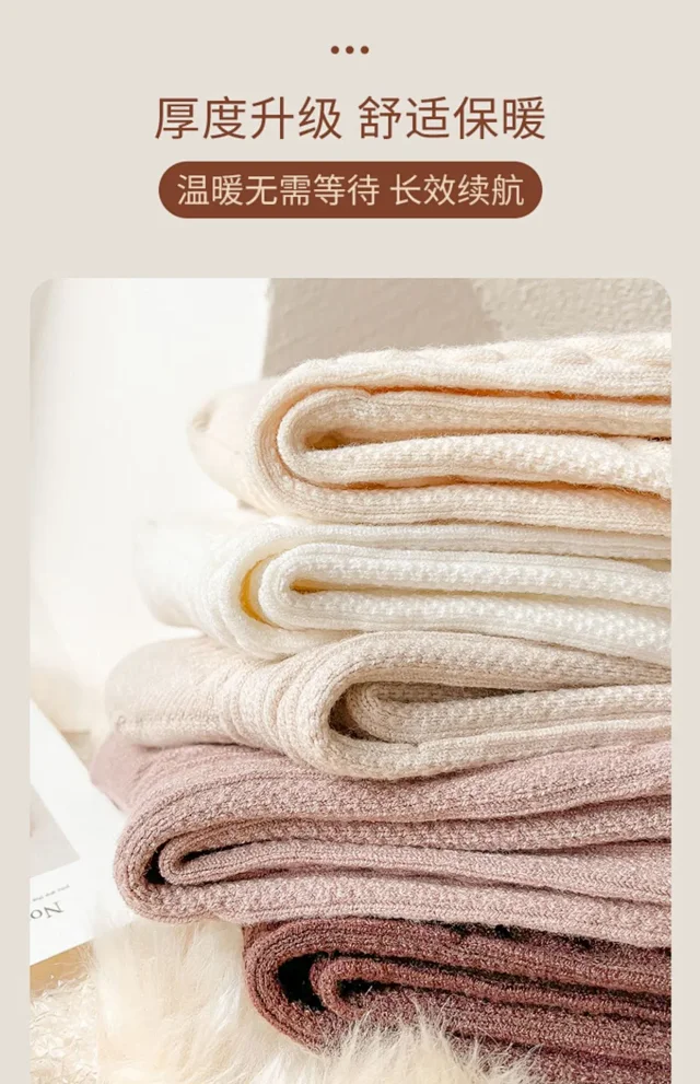 Women's Xinjiang Cotton Crew Socks(5 Pairs) Detail