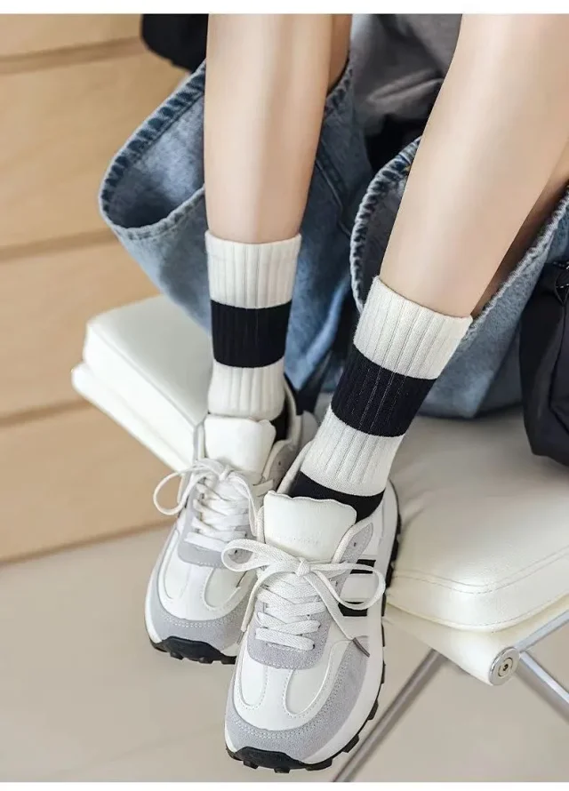 Unisex Antibacterial Cotton Socks(5 Pairs) Detail