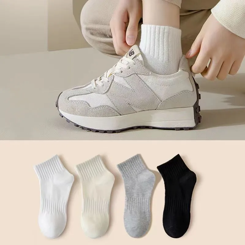 Women's Cotton Antibacterial Sport Socks(5 Pairs)