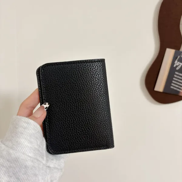 Chrome Hearts Cross Logo Cardholder Black Leather Card Holder - 9