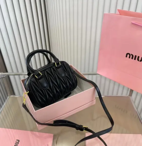 Miu Miu Matelassé Mini Bag Off-White Handbag - 13