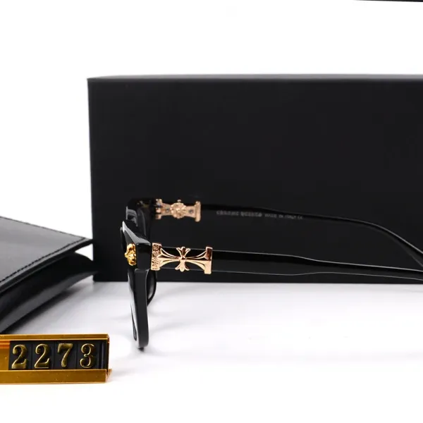 Chrome Hearts Square Frame Black Optical Glasses - 8