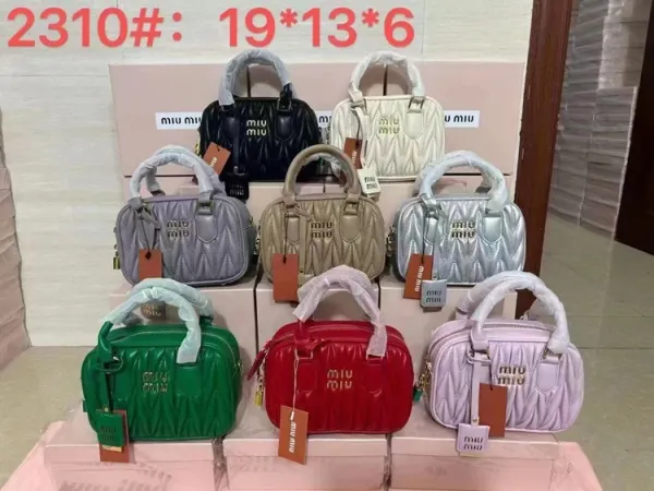 Miu Miu Matelassé Mini Bag Off-White Handbag - 3