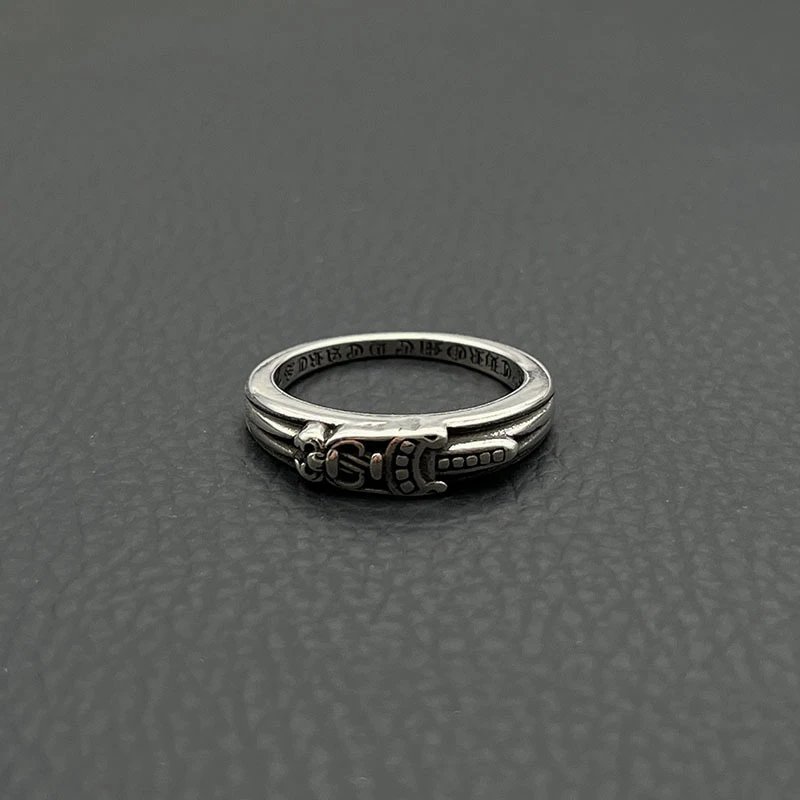 Chrome Hearts Square Ring Silver Jewelry - 20
