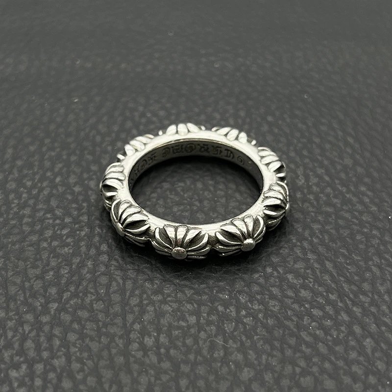 Chrome Hearts Square Ring Silver Jewelry - 41