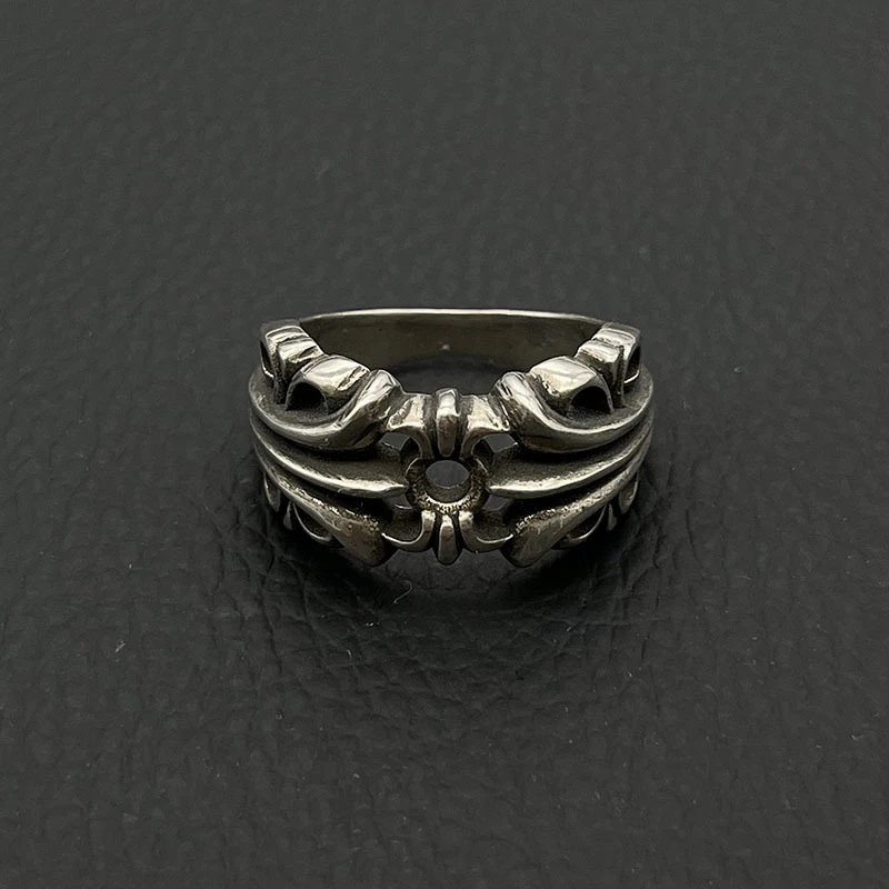 Chrome Hearts Square Ring Silver Jewelry - 49