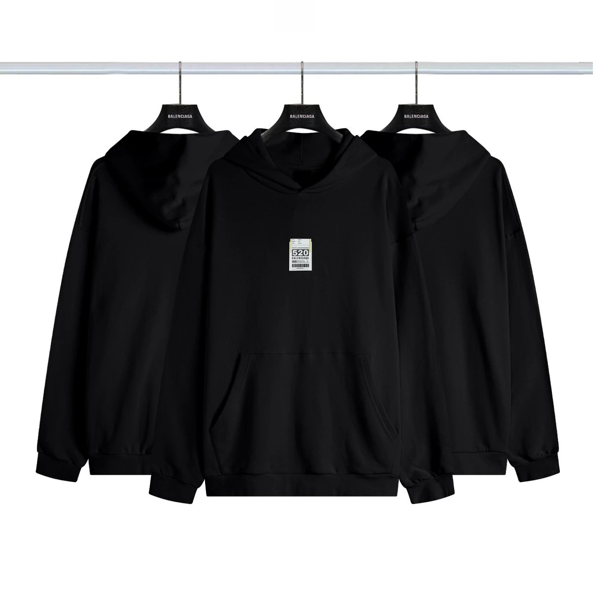 Distressed Letter Print Zip Hoodie photo 6