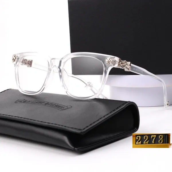 Chrome Hearts Square Frame Black Optical Glasses - 3
