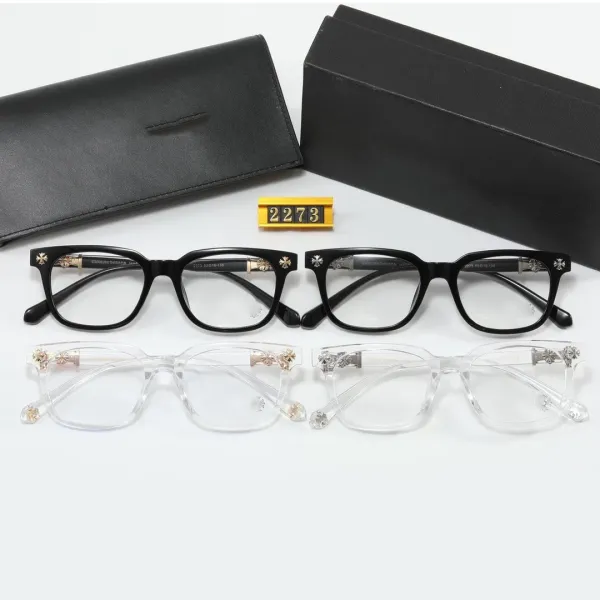 Chrome Hearts Square Frame Black Optical Glasses - 7