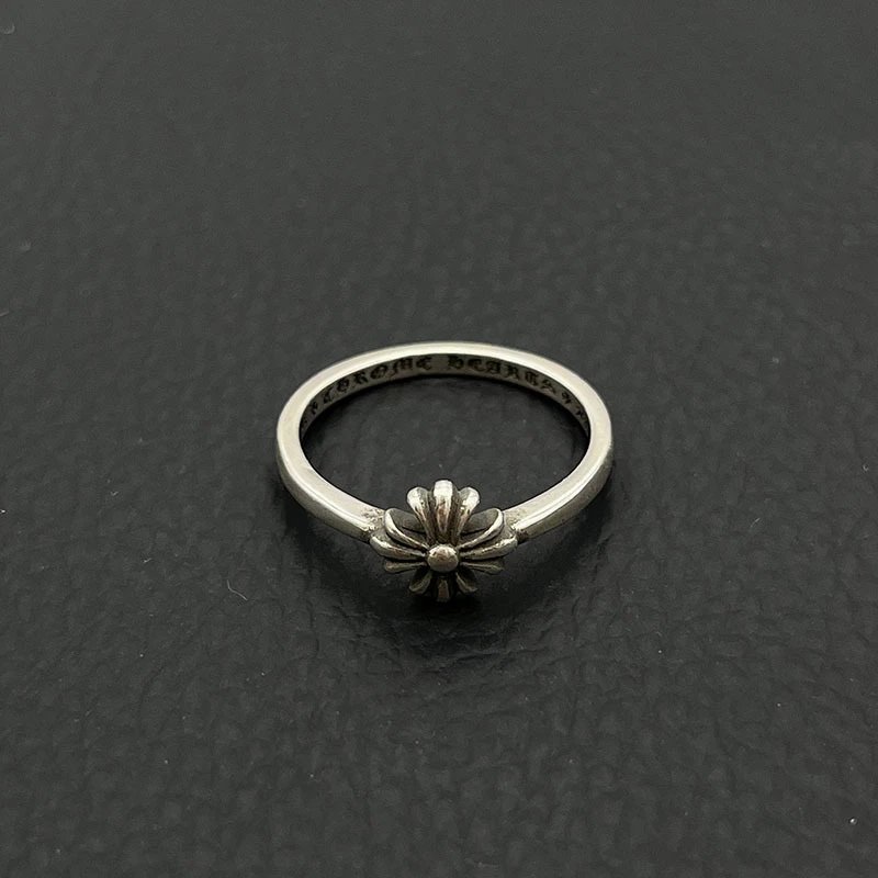 Chrome Hearts Square Ring Silver Jewelry - 26