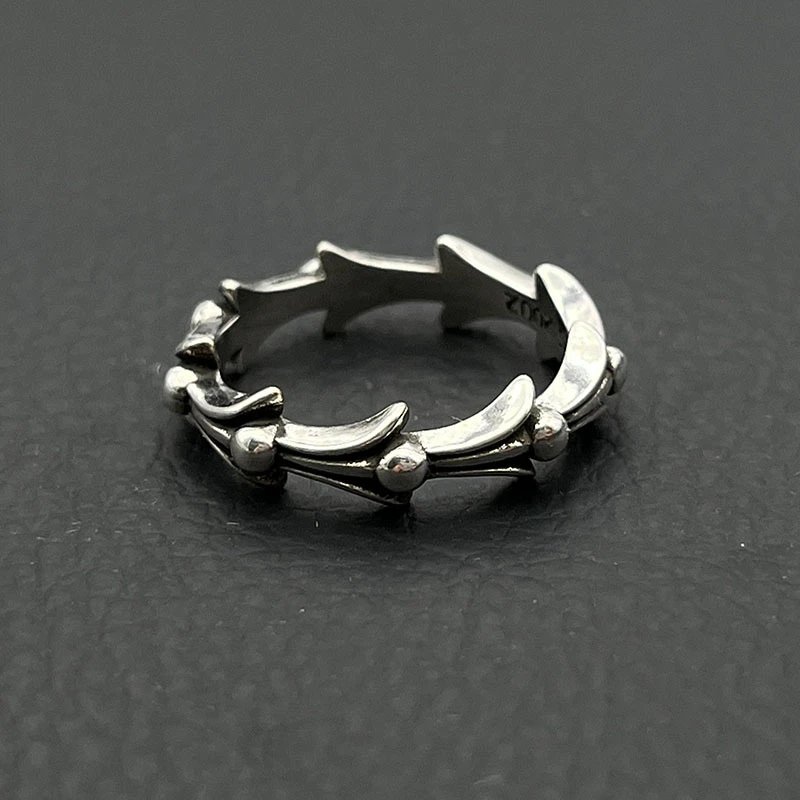 Chrome Hearts Square Ring Silver Jewelry - 40