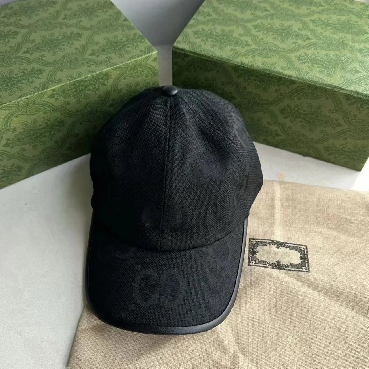 Gucci GG Supreme Baseball Cap Beige with Red-Green Web - 5