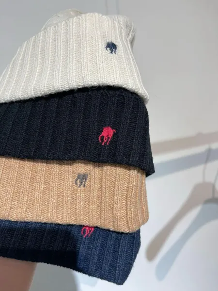 Ralph Lauren Cable Knit Beanie Ivory Beanie - 28
