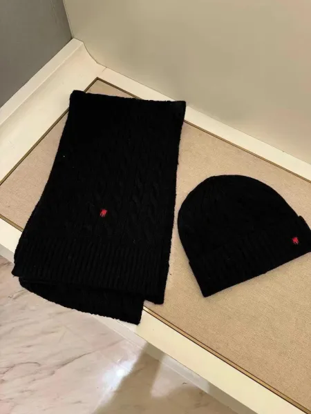 Ralph Lauren Cable Knit Beanie Ivory Beanie - 8