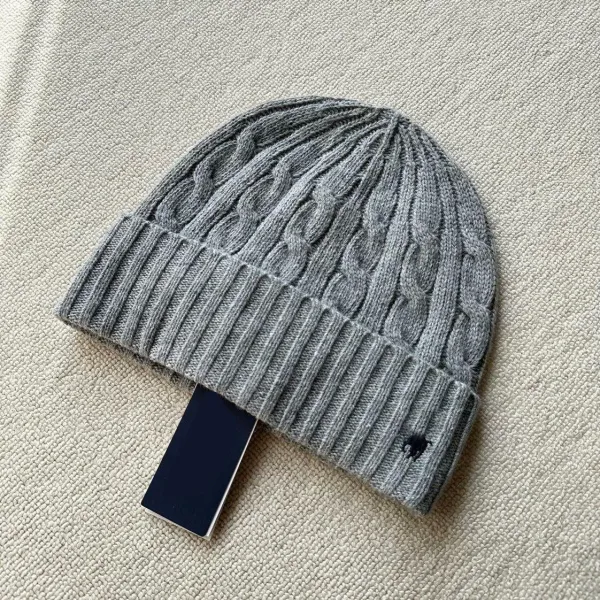 Ralph Lauren Cable Knit Beanie Ivory Beanie - 35
