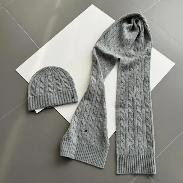 Ralph Lauren Cable Knit Beanie Ivory Beanie - 21