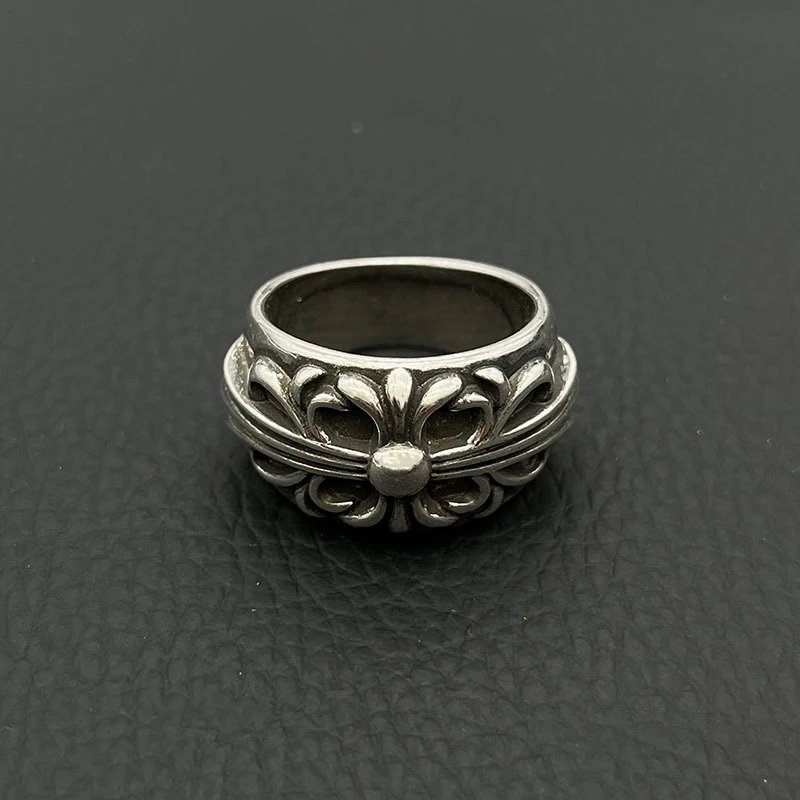 Chrome Hearts Square Ring Silver Jewelry - 25