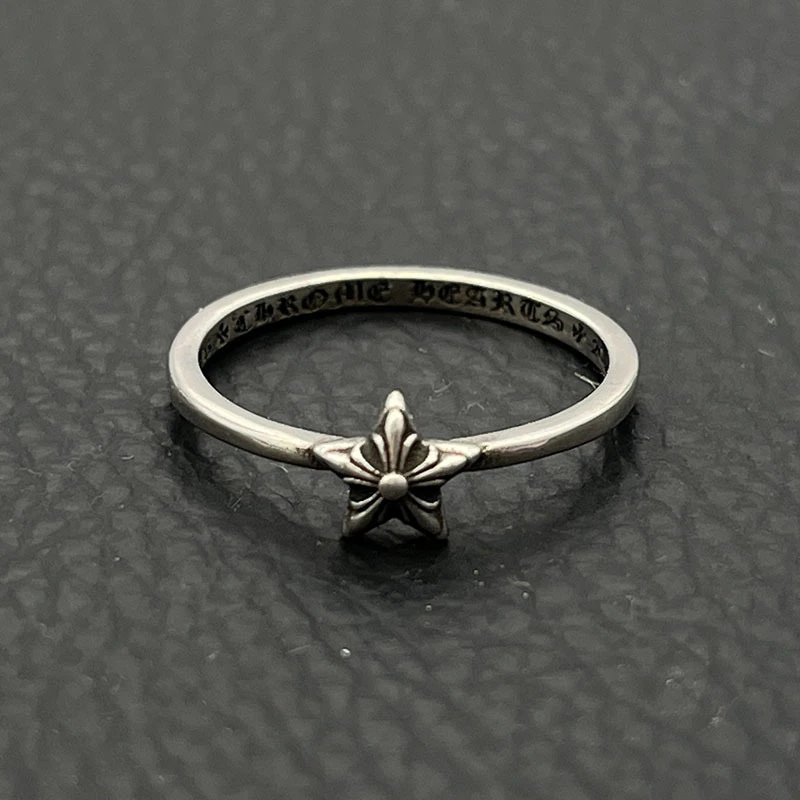 Chrome Hearts Square Ring Silver Jewelry - 29