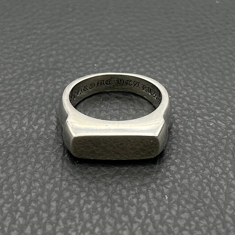 Chrome Hearts Square Ring Silver Jewelry - 37