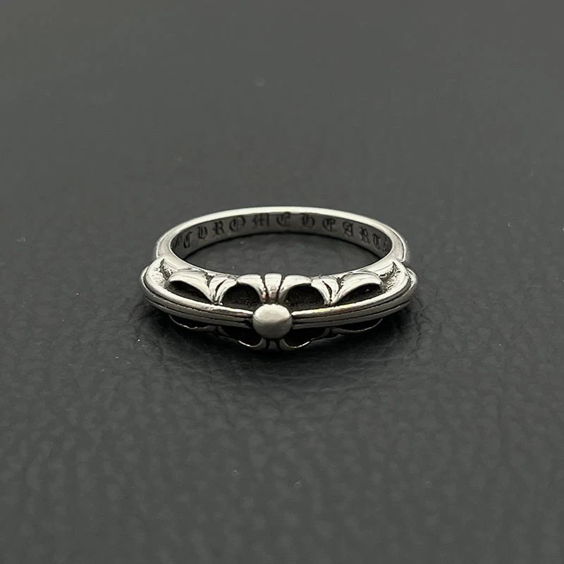 Chrome Hearts Square Ring Silver Jewelry - 22
