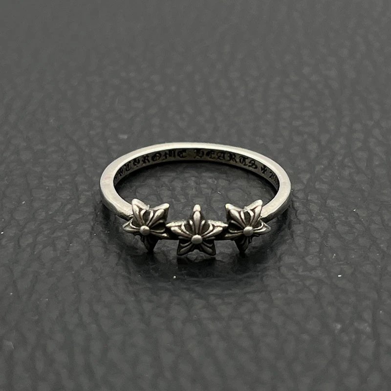 Chrome Hearts Square Ring Silver Jewelry - 32