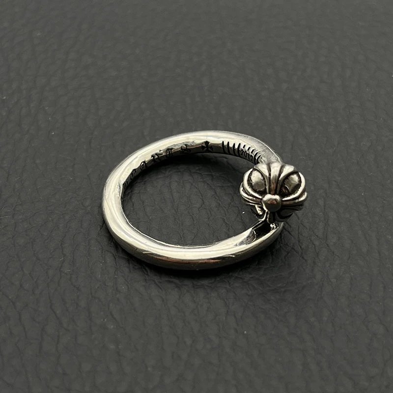 Chrome Hearts Square Ring Silver Jewelry - 12