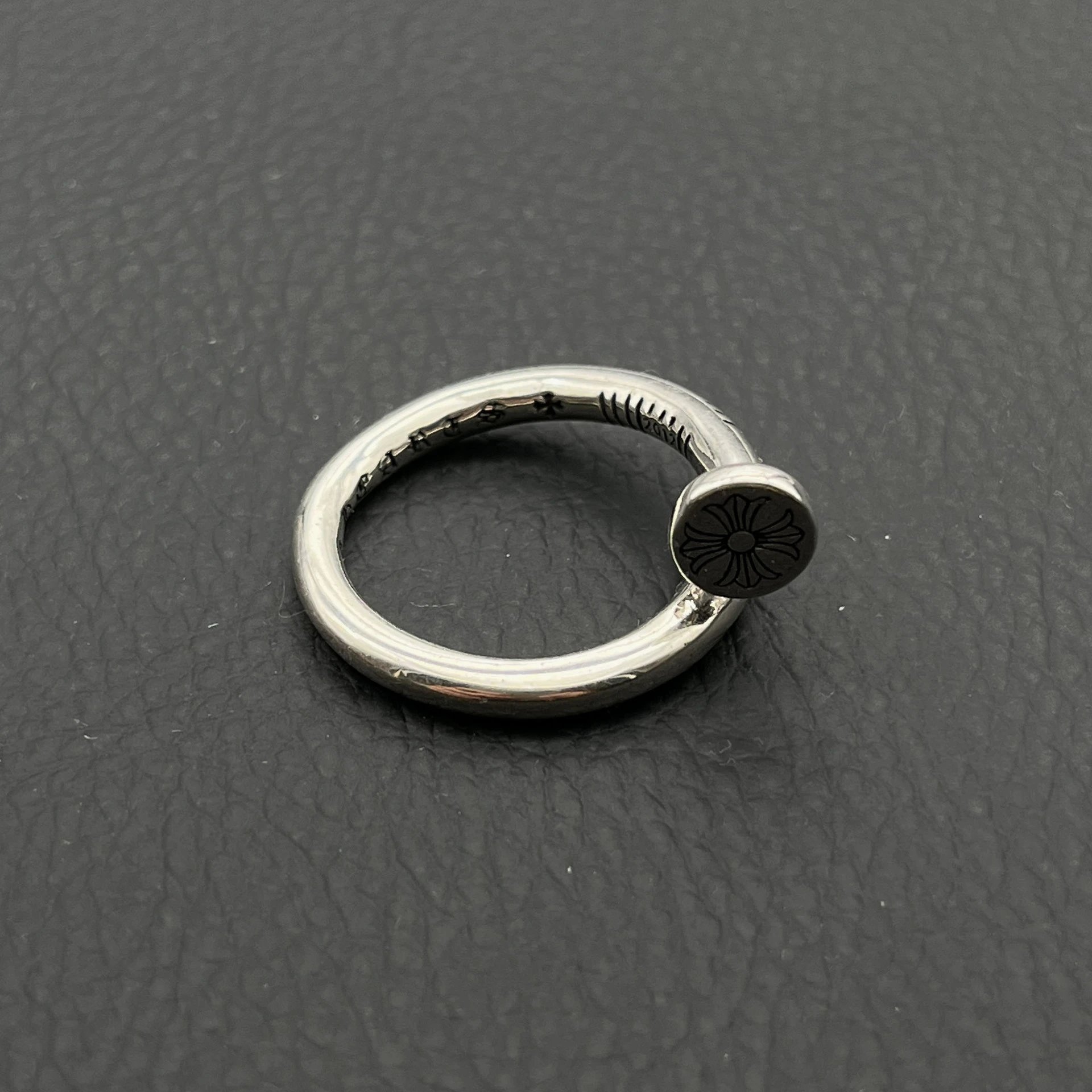 Chrome Hearts Square Ring Silver Jewelry - 13