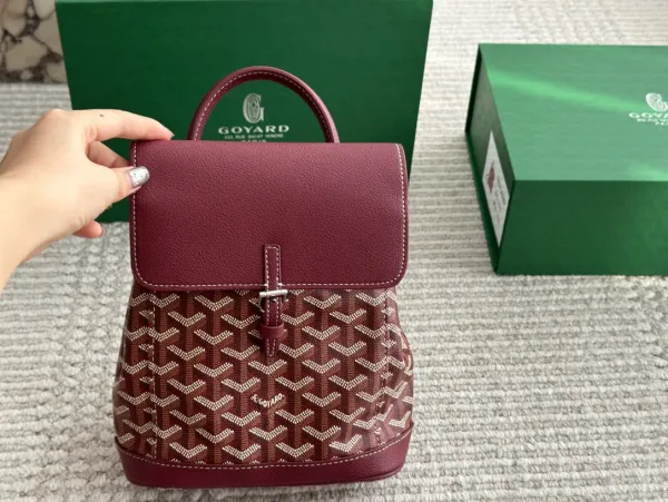 Goyard Saint Louis Mini Backpack Burgundy - 1