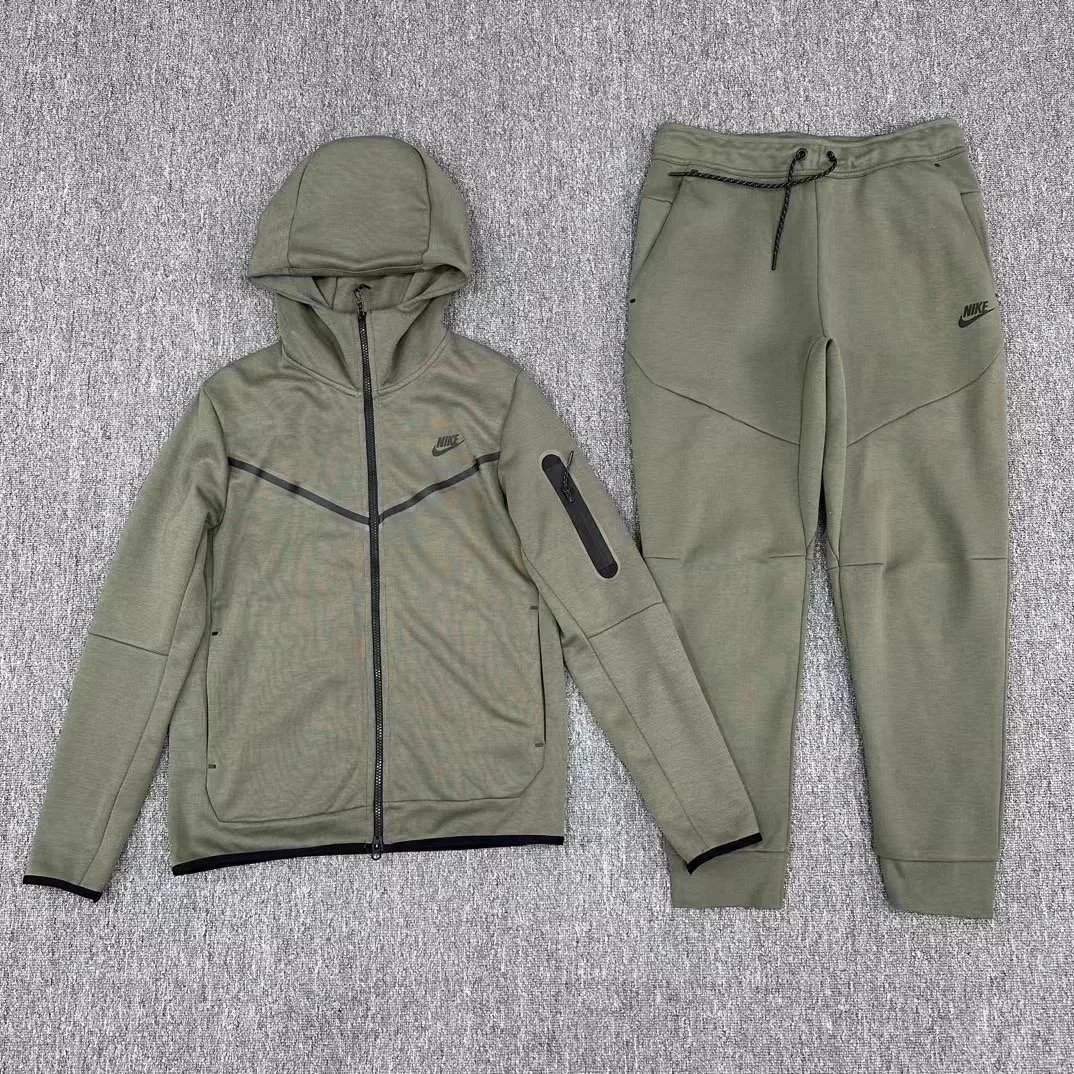 Nike Tech Fleece Windrunner White Hooded Jacket - 13