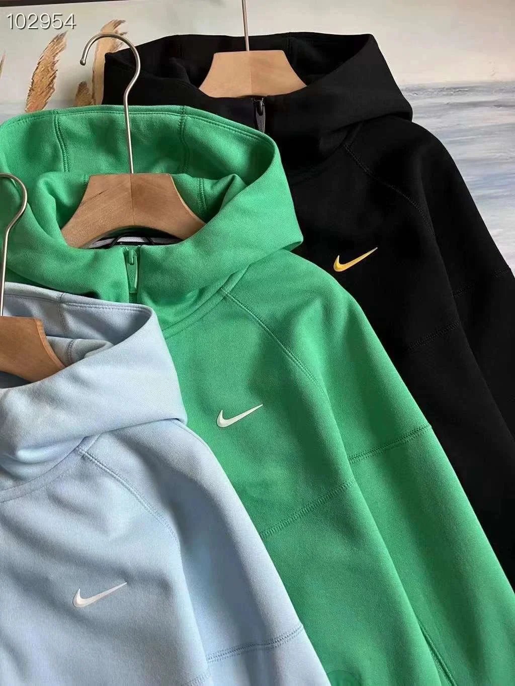 Nike Tech Fleece Windrunner White Hooded Jacket - 17