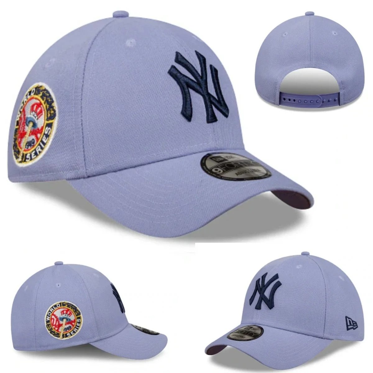 New Era LA Dodgers Trucker Cap Beige and Royal Blue Baseball Cap - 10