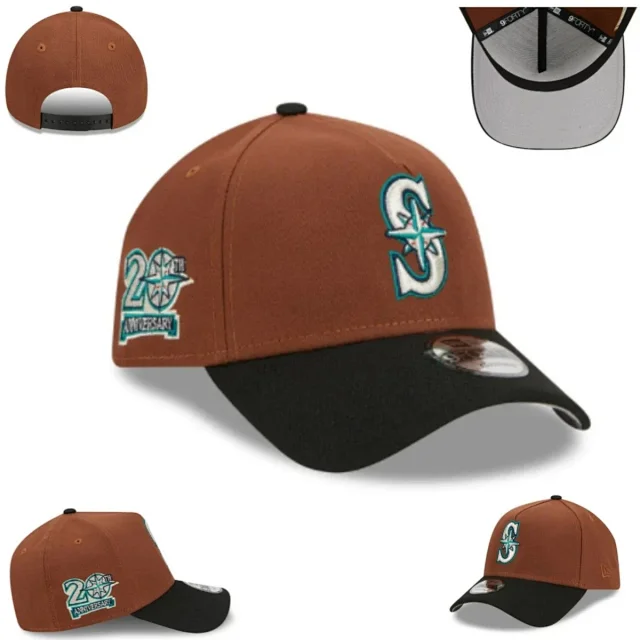 New Era Hats 9FORTY Adjustable Baseball Cap with Embroidered Team Logo product detail image 1