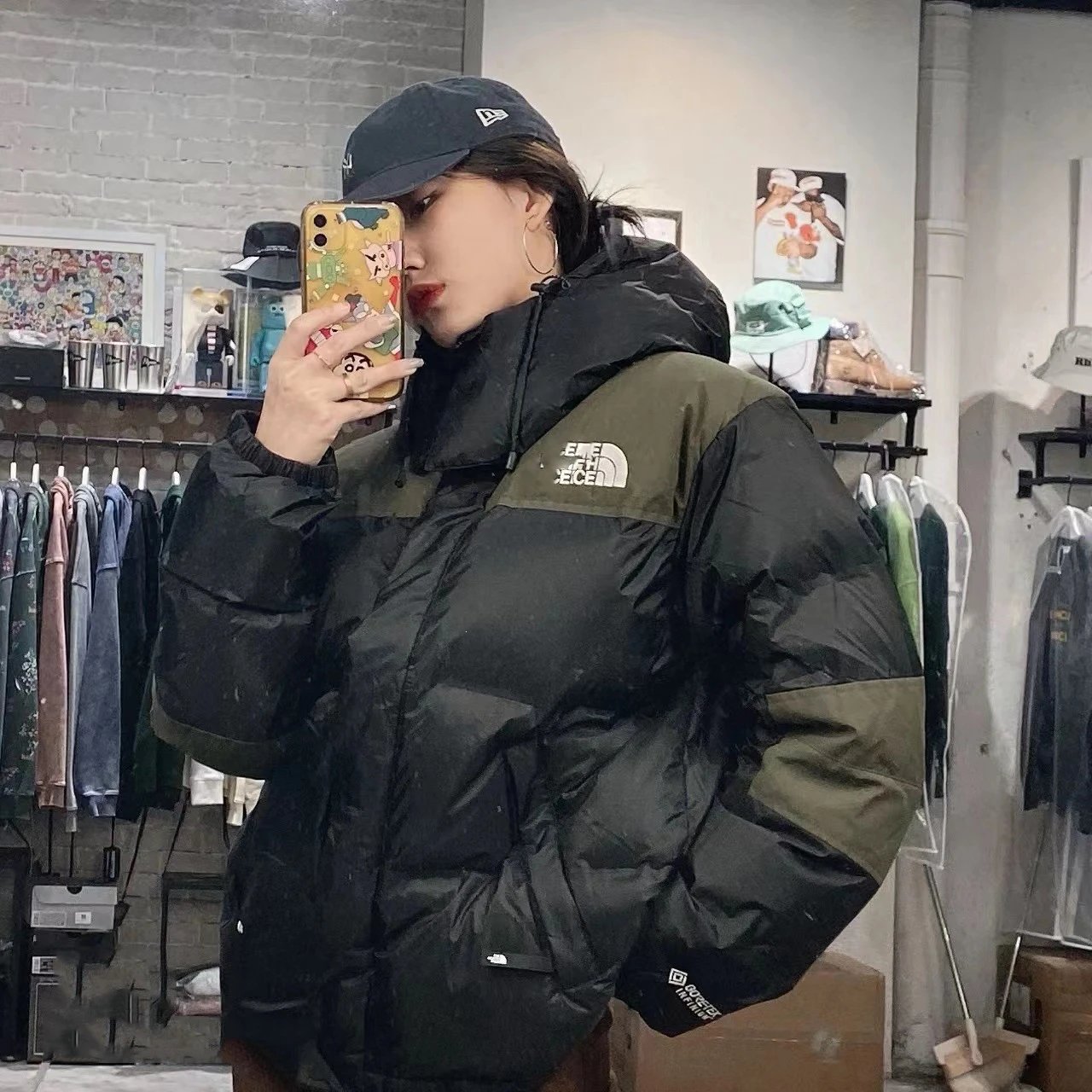 The North Face Colorblock Hooded Puffer Jacket [3 styles]